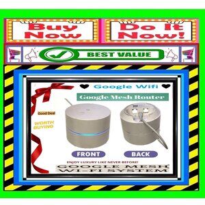 📢 GOOGLE Access Point ➕🆒 WIFI ROUTER Mesh Wireless DEVICE Dual Band💸BUY NOW🟢